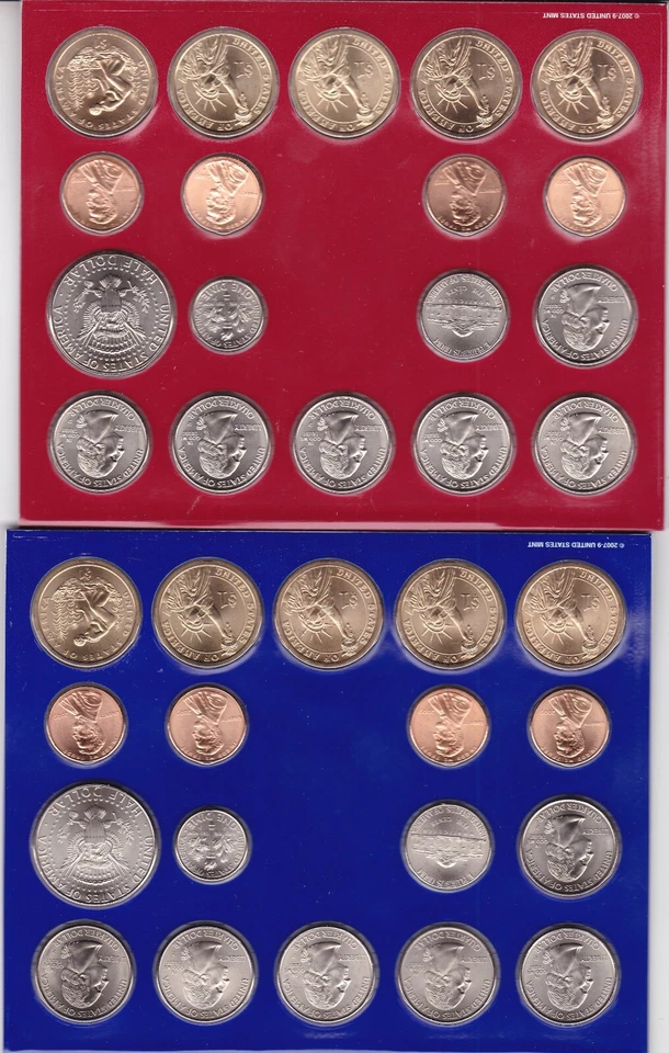 2009 P & D US Mint Set Uncirculated 34 Coins OGP Original Mint Packaging - Image 2 of 2