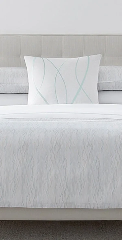 Juego de 5 fundas nórdicas Sferra Cameri Queen pastel multicolor satén estampado Italia NUEVO Foto 2 de 4