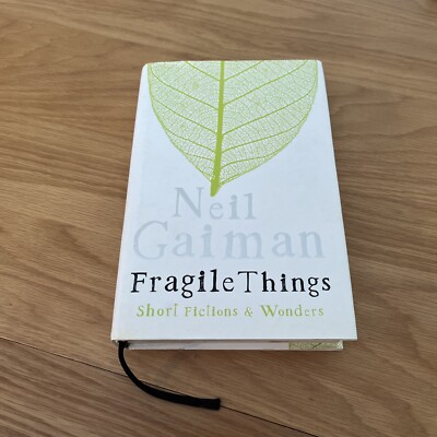 Neil Gaiman - Fragile Things - Signed With Doodle 1/1 HB DJ
