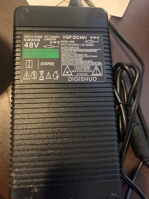 Digishuo AC Adapter For 48V Power Supply- VGP-DC48V