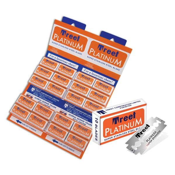 200 Treet Platinum double edge Safety razor blades eBay