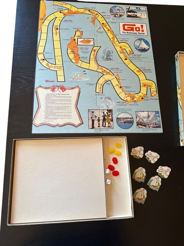 Go! The Bahamas Game Vintage 1964 Board Game Complete Set By Travel Games Ltd - Picture 2 of 6