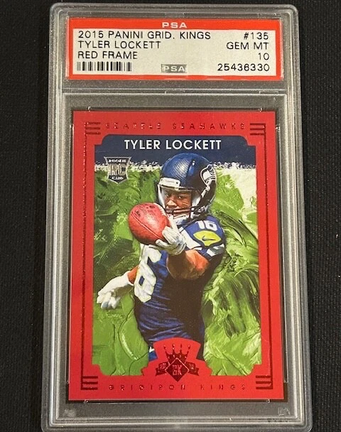Tyler Lockett Panini Gridiron Kings #135 Red Frame