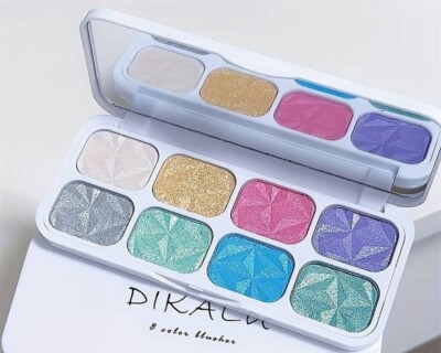 8 Farben Lidschatten Palette Schimmer ~ BÄNDER