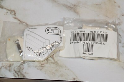 Lot of 2 New Dell DVI Male to VGA  Female Adapter Converter J8461 6D822