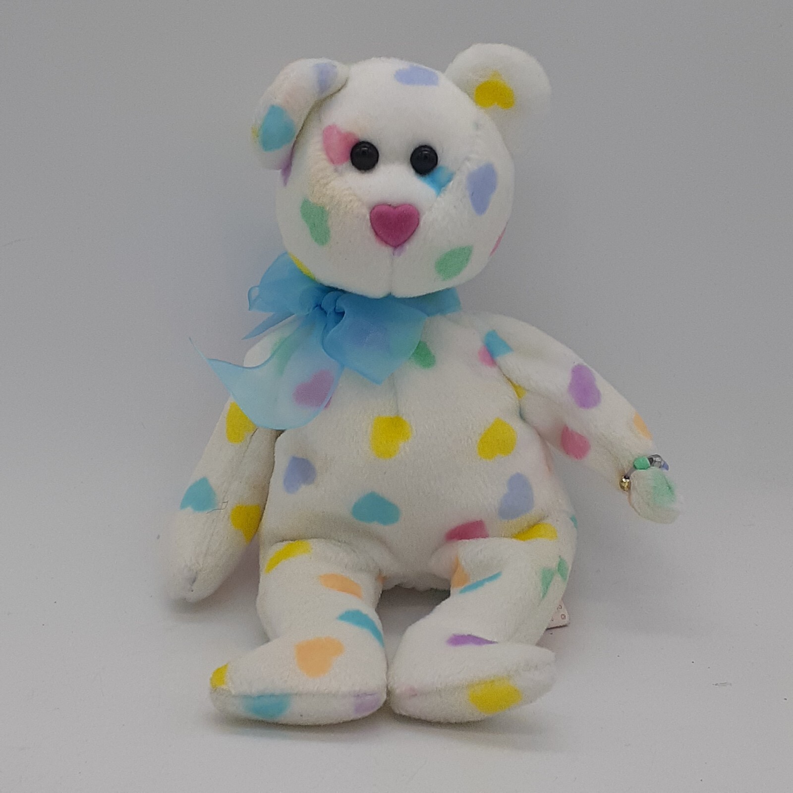 Ty Beanie Babies Kissme The Bear 2001 Beanbag Plush Stuffed Animal Toy