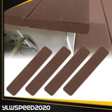 New Brown Composite Decking boards End Cap Set (4 pcs in One Package) 5.5”