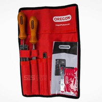 "SchäRfsatz SäGeketten 3/8\" 1/4\" Oregon SchäRfset 542651 Tasche 4 Mm Feilensatz"
