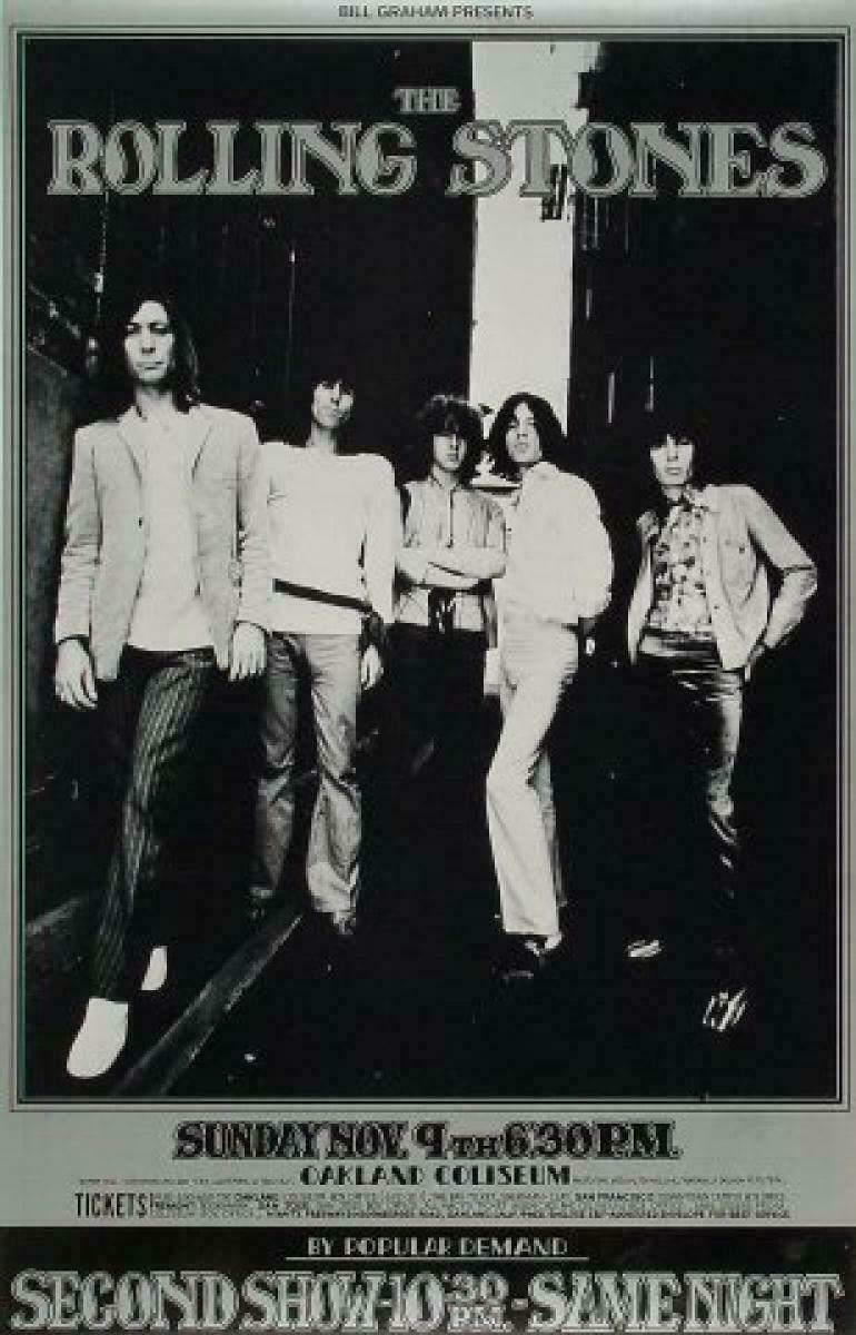 Rolling Stones / 1969年オークランド公演 THE ROLLING STONES 1969 AMERICAN TOUR OAKLAND COLISEUM 2nd