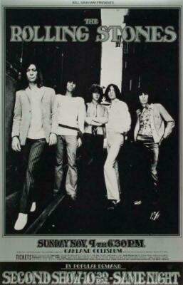 THE ROLLING STONES 1969 AMERICAN TOUR OAKLAND COLISEUM 2nd