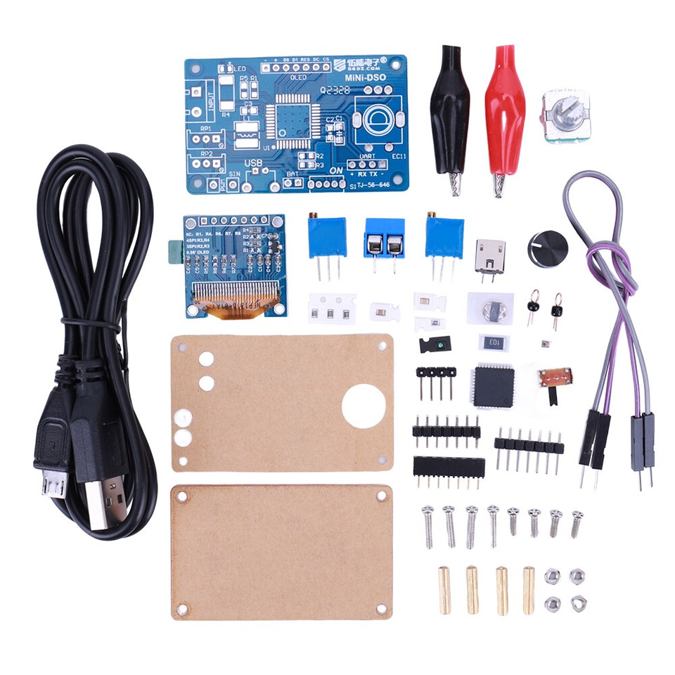 DIY Oscilloscope Kit DIY Mini Digital Oscilloscope Kit - Based Single ...