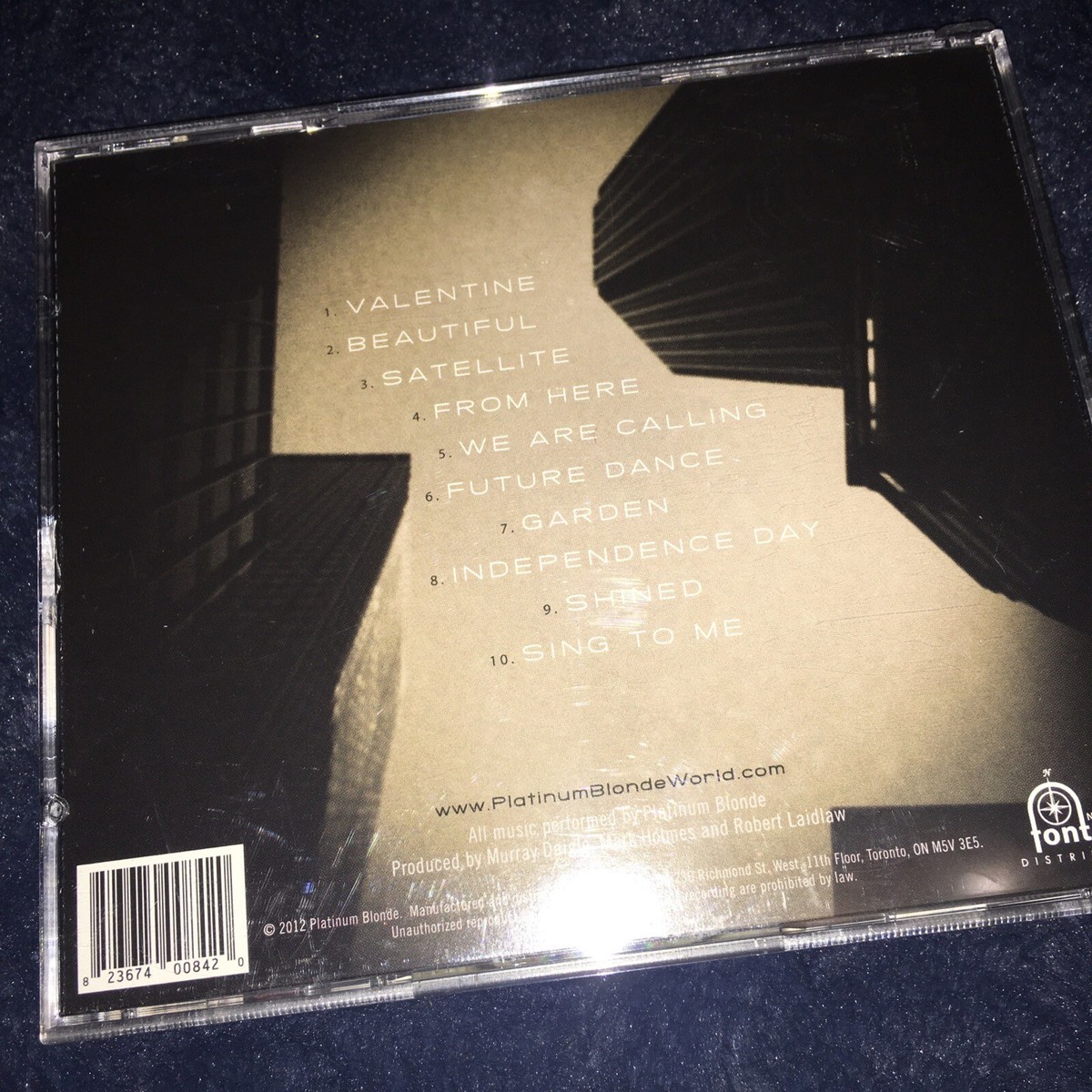 Now & Never CD SIGNED BY BAND Platinum Blonde (CD, 2012