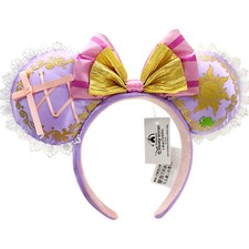 Disney Parks Rapunzel Tangled Pascal Mickey Mouse Ears Minnie Headband 2024 US