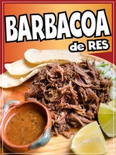 Barbacoa Decal Window Sticker Mexican Food Truck Concession Vinyl Restaurant