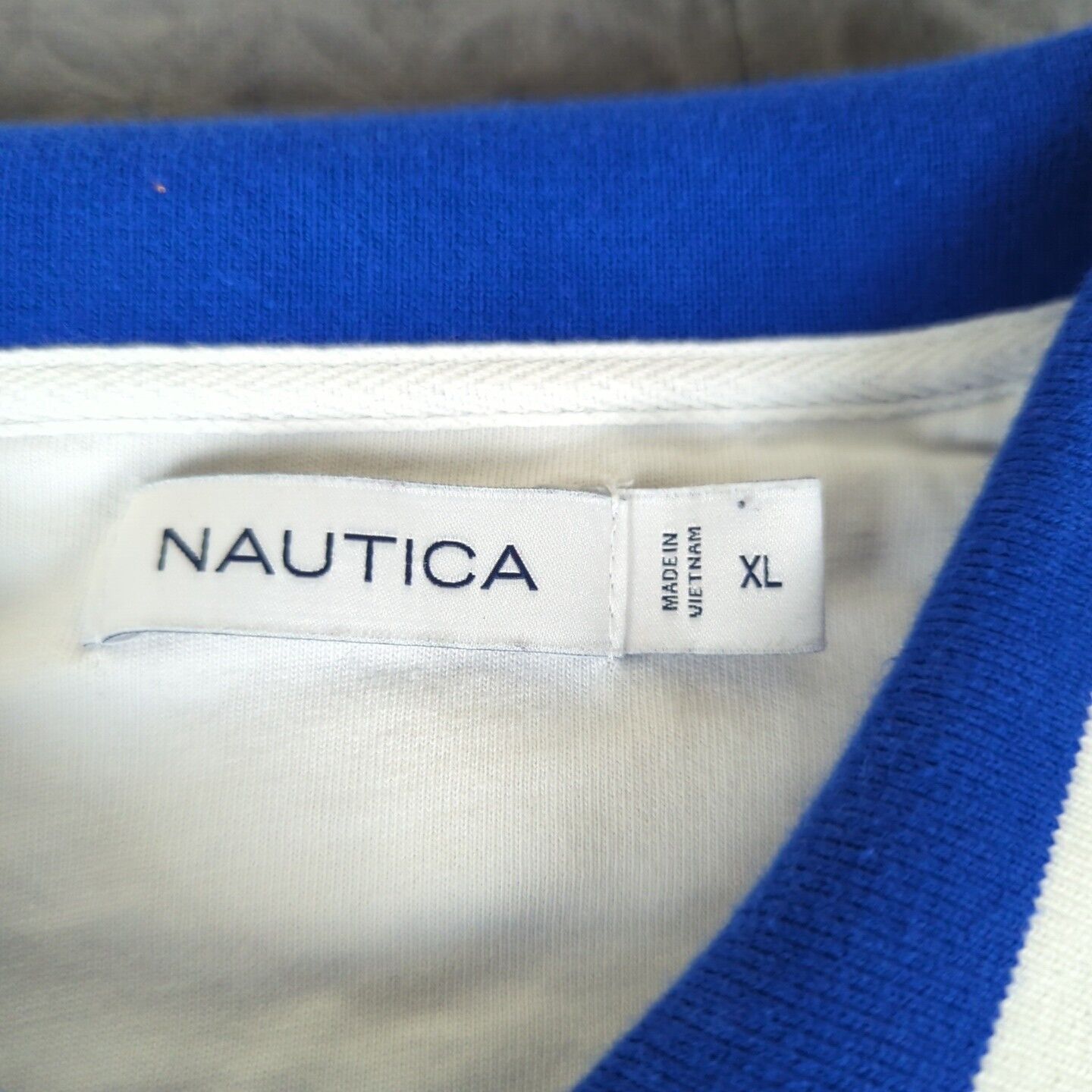 Nautica Polo Shirt Sailing Flag Short Sleeve Blue… - image 7