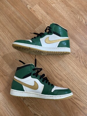 Nike Air Jordan 1 Celtics OG Green Gold Retro High 555088-315 | eBay