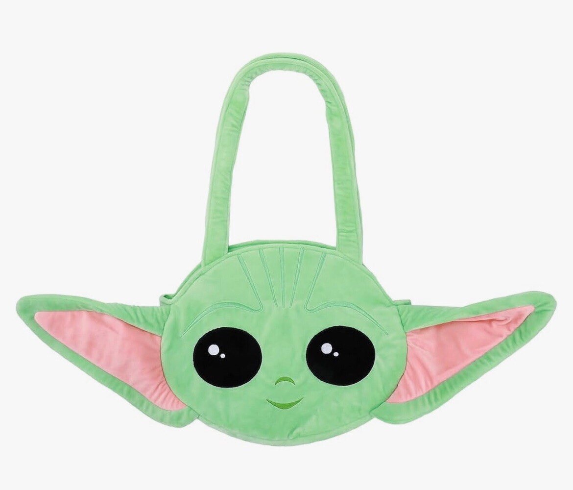 Grogu Baby Yoda Star Wars Mandalorian Women's Plush Tote Bag