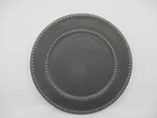 GG COLLECTION/GRACIOUS GOODS-  LIVINGTONE GRAY DINNER PLATE - 11 1/4"  1007C