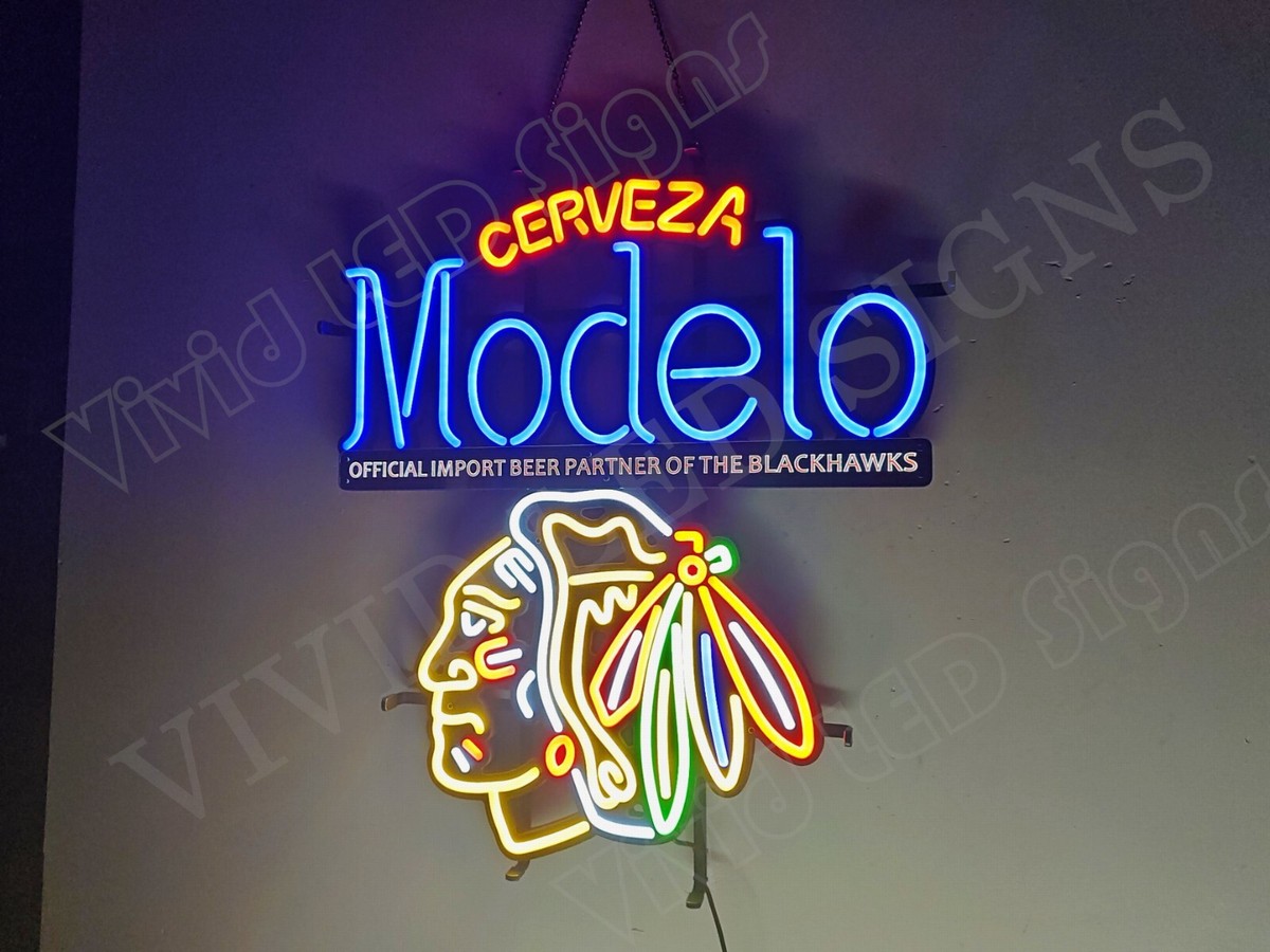 Cerveza Modelo Chicago Blackhawks 24
