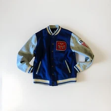 Walt Disney World Men's 71 Varsity Letterman Jacket 1971 Snap Front Size M  Rare