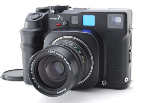 【MINT+++】 Mamiya 7II 7 II Black Medium Format Camera + N 65mm f/4 L From JAPAN - Picture 1 of 10