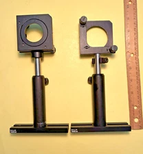 Lot of 2 Thorlabs  2" mirror mounts on 4" post BA1L/M  base