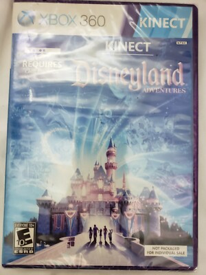 Disneyland Adventures Microsoft XBOX 360 Kinect Game 2012 SEALED