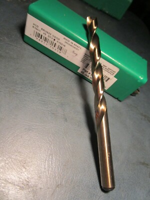 Ltr S x 4-7/8'' OAL Cobalt 135° Bronze Finish Type J Jobber Drill