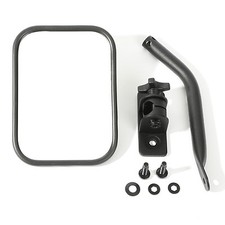 Rugged Ridge Textured Black Quick Release Mirrors For Wrangler Tj Jk 97-17 Pair