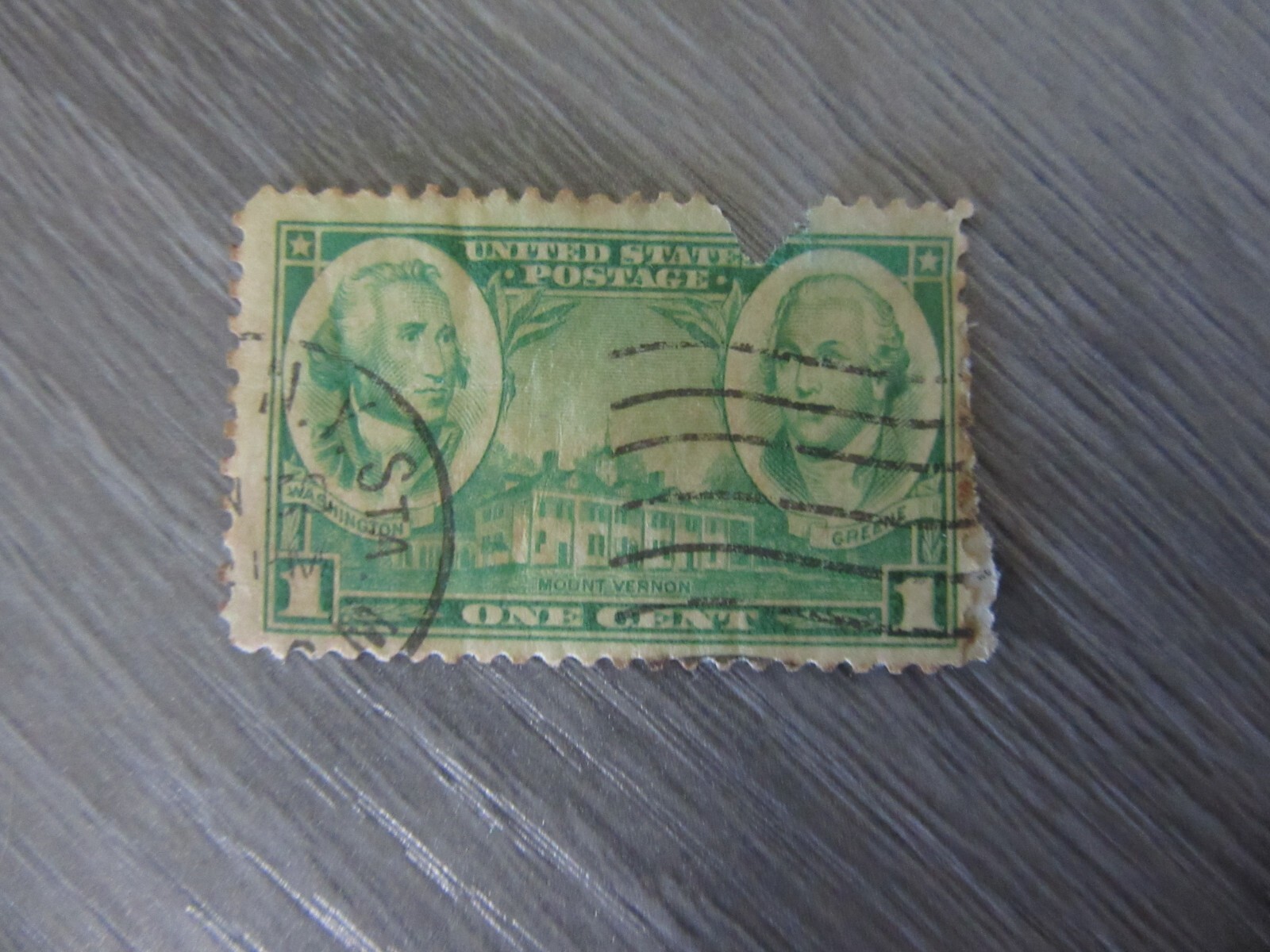 US Postage Washington and Greene Mt Vernon 1936 1 cent stamp eBay