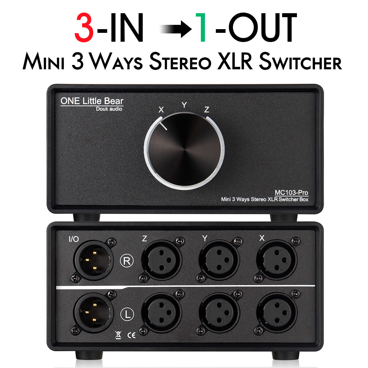 Nobsound Little Bear Mc103 Nobsound Little Bear Mc102 Mini 2(1) In 1(2) Out 3.5mm Stereo Audio Switcher Passive Selector Switch Stereo XLR Passivo - 4