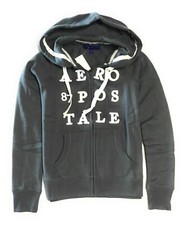 Sudadera con capucha Aeropostale para mujer cremallera completa nueva con etiquetas