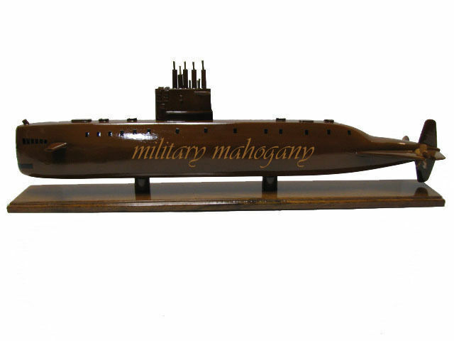 USS Nautilus SSN-571 Navy First Nuclear Submarine Mahogany