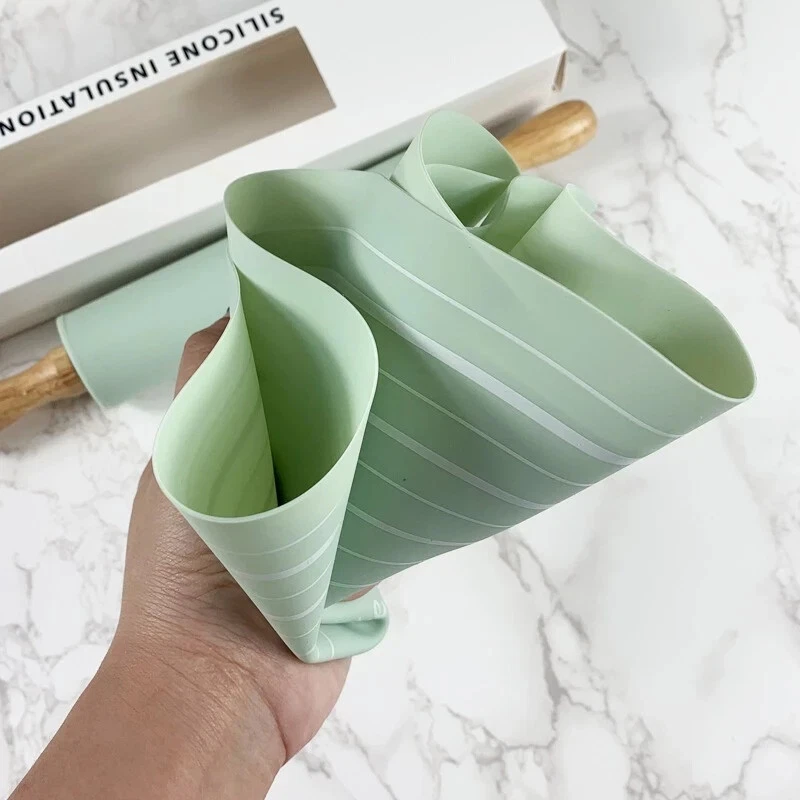 2 in 1 Silicone Baking Rolling Pin Set Non-Stick Food-Grade Dough  - Image 3 of 4