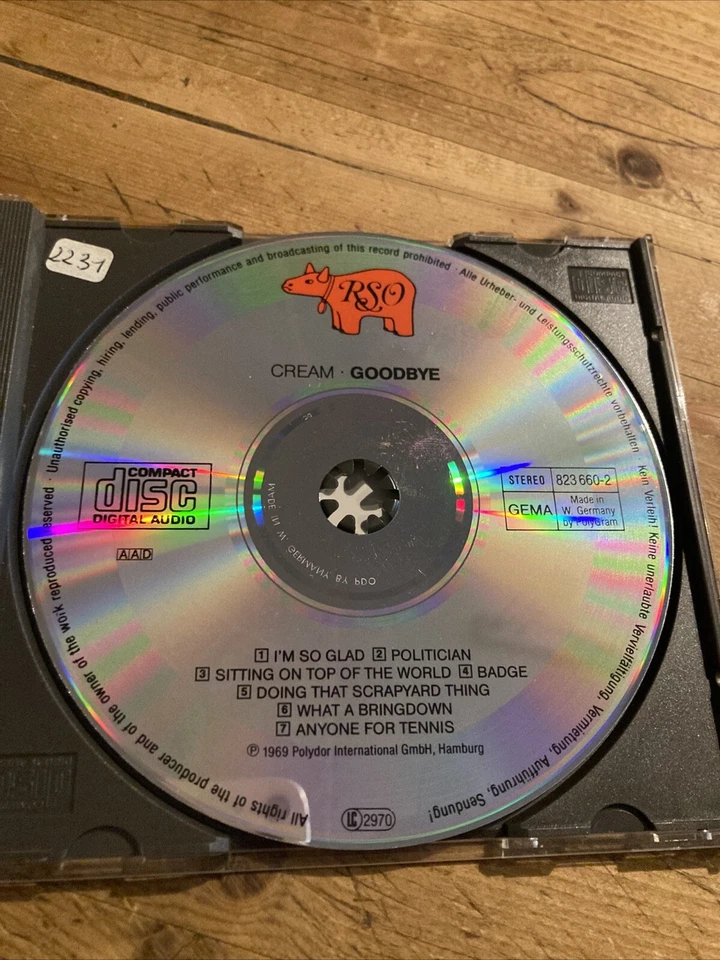 Cream - Goodbye - Cd- 09099 - Bild 2 von 3