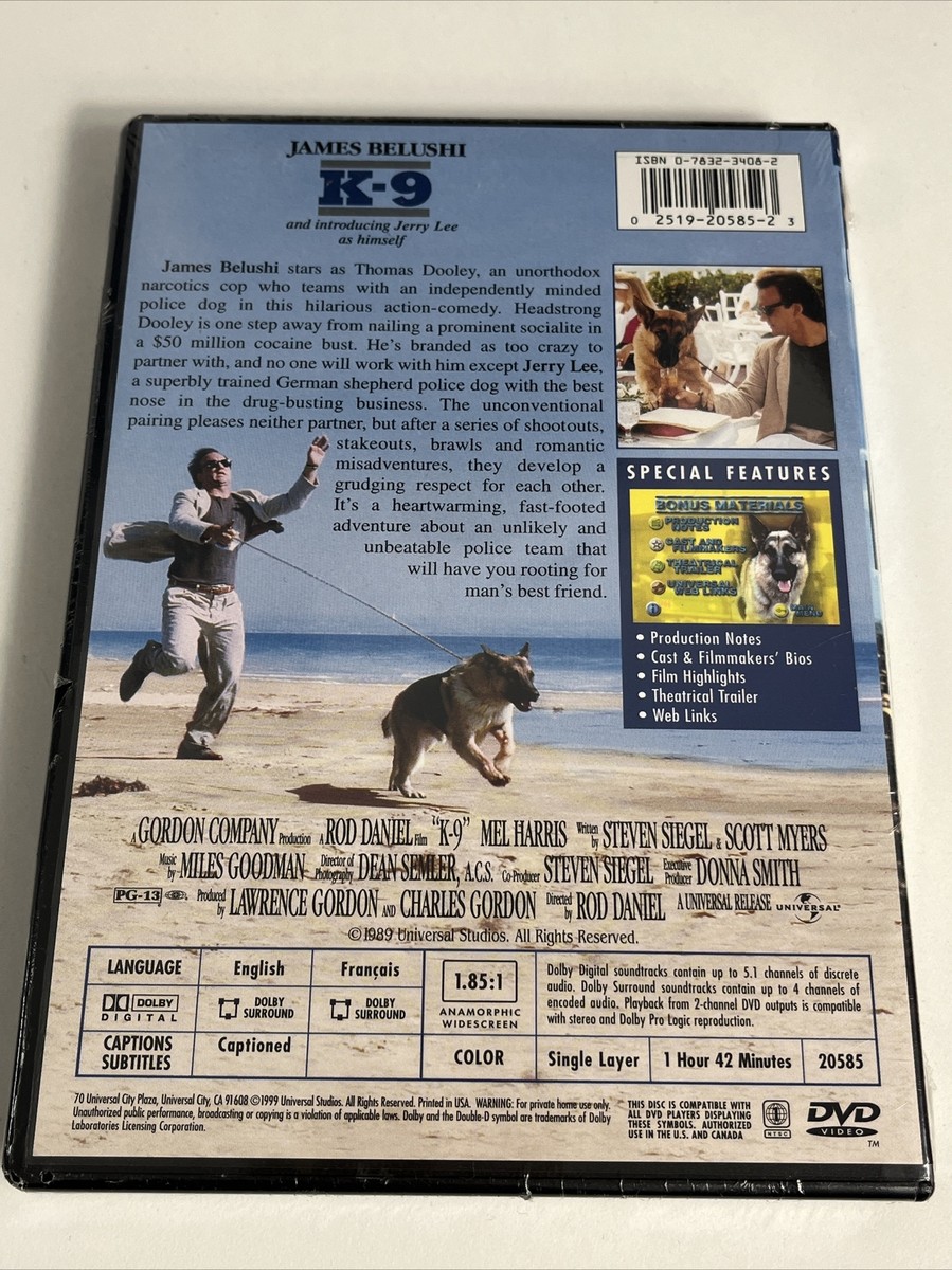 DVD(K) K-9 (DVD, 1989) Sealed 25192058523| eBay