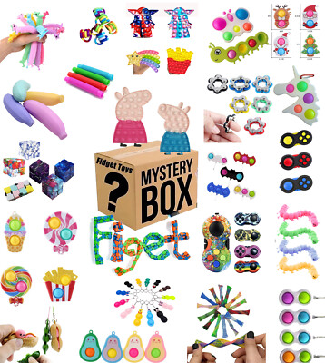 Surprise Fidget Toys Box Push Pop Sensory Autism Toy Stress Relief