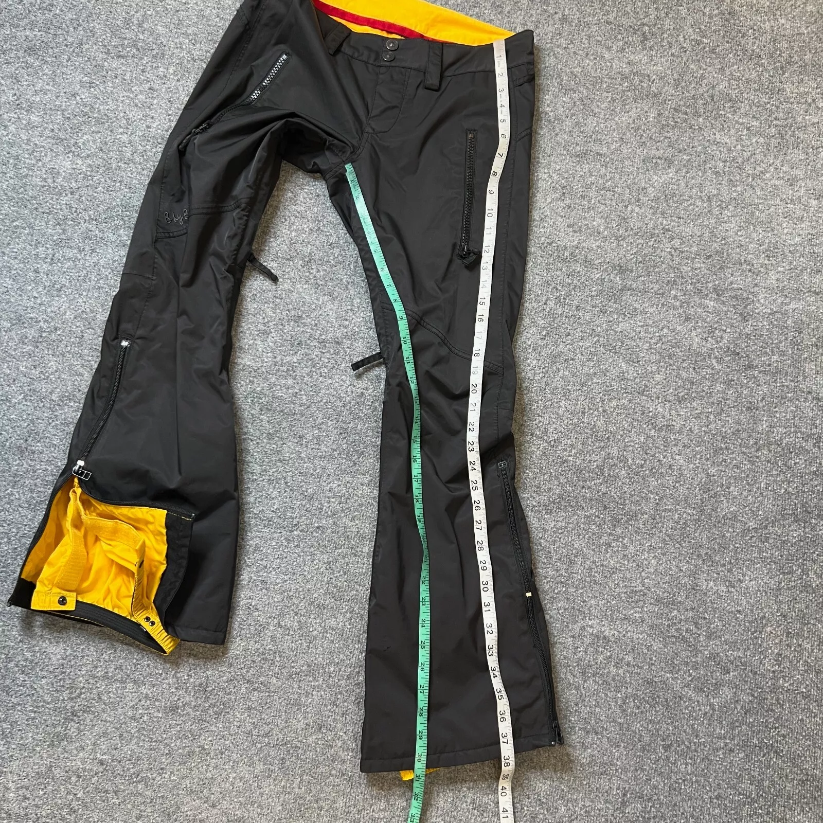 burton dryride insulated tactic flared pants