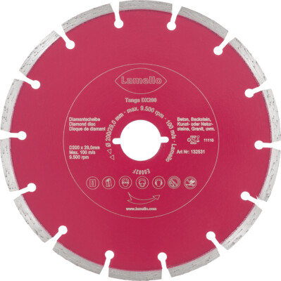 Lamello Diamant-Trennscheibe für Tanga DX200, Ø 200 | 132531