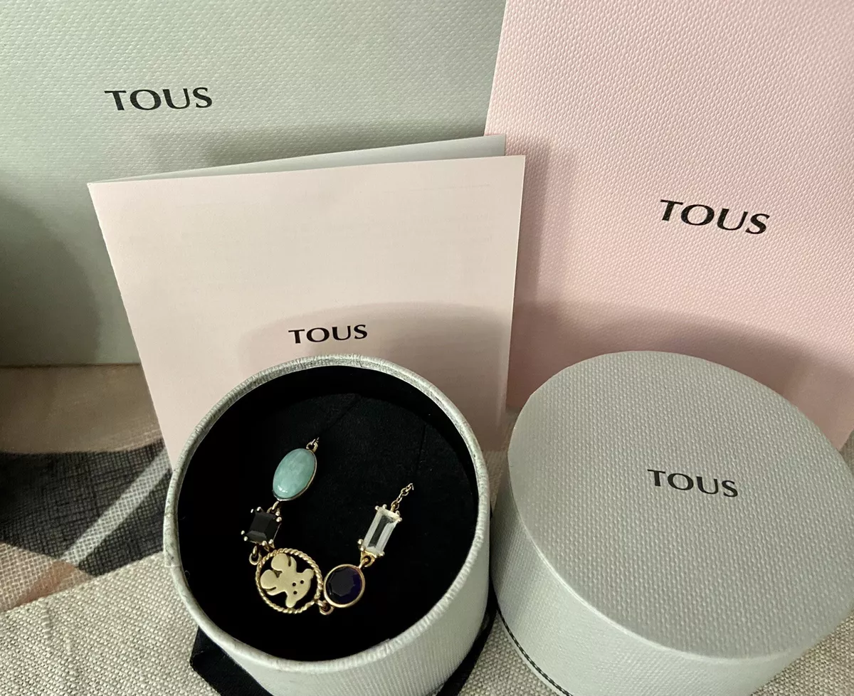Tous Camee silver vermeil bracelet