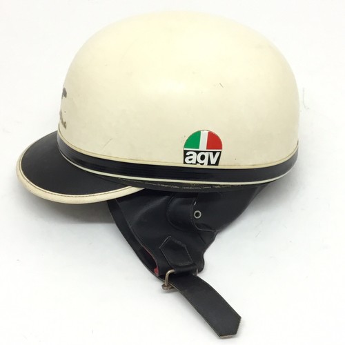 CASCO JET MOTO AGV GUZZI TG XS VNTAGE D’ EPOCA ANNI 50-60 Laverda Morini Gilera - Foto 7 di 7