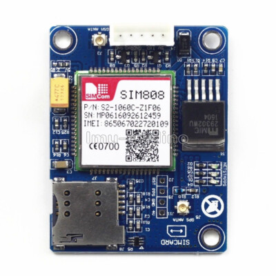 SIM808 GSM GPRS GPS Bluetooth SMS Module Development Board 5-18V