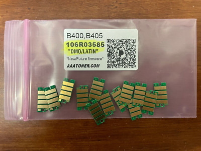 13 x 106R03585 (New firmware) Toner Chip Refill for Xerox VersaLink B400 B405