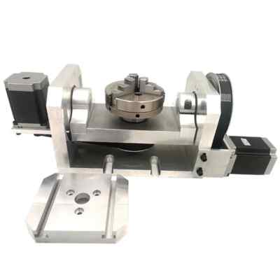 Woodworking CNC engraving machine CNC 5thaxis indexing head360°rotation100chucks