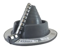 DEKTITE ROUND BASE PIPE FLASHING BOOT: #801 RETROFIT Gray EPDM Flexible QTY 5
