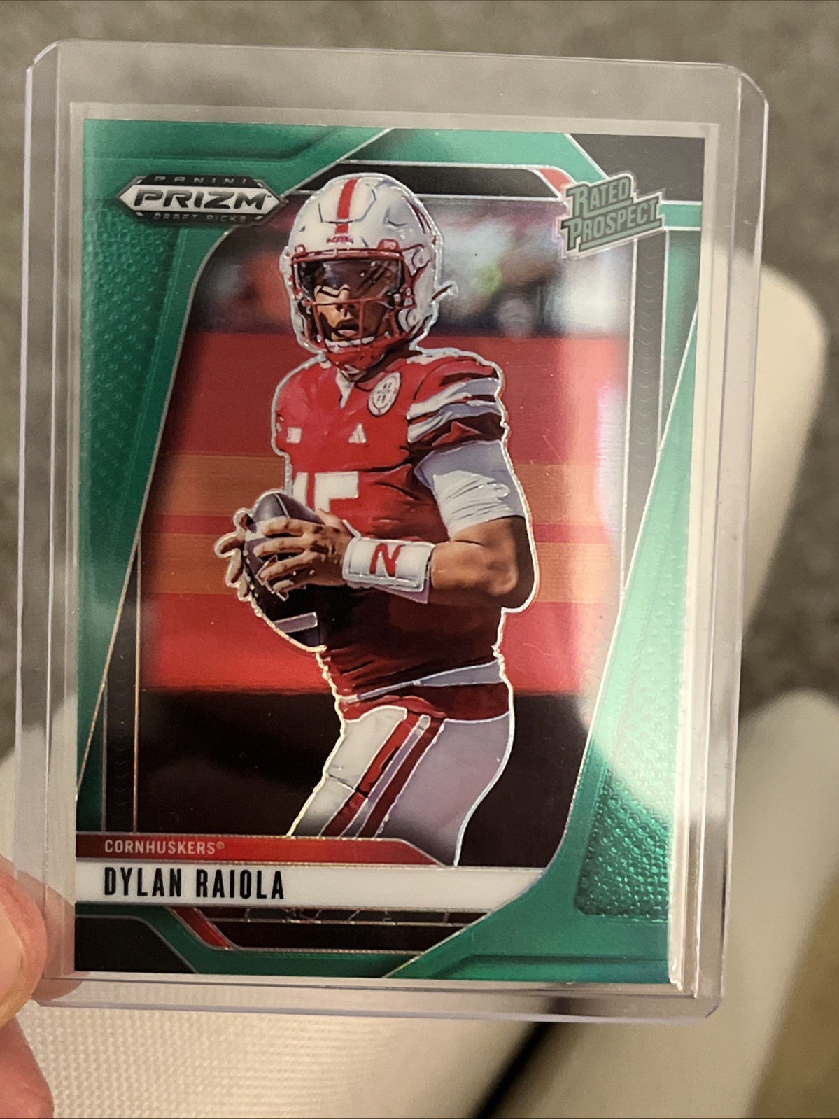 2025 Panini Prizm Draft Picks - Dylan Raiola #158 Green Prizm (RC)