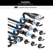 Magnetisches Ladekabel 4er Set 1m/2m für Typ...