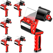 Hicarer 6 Pcs 3 Inch Packing Tape Gun Heavy Duty Tape Dispenser Non Slip