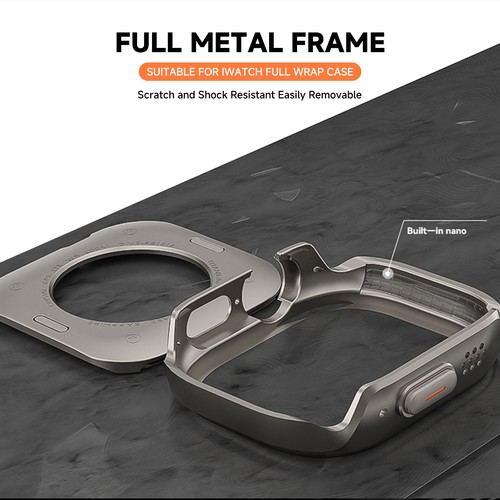 Metal Protector Case for Apple Watch Ultra 10 9 8 7 6 5 4 SE Bumper Frame Cover - Picture 2 of 13