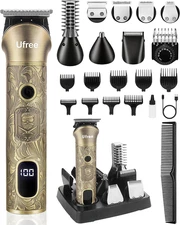 Beard Trimmer for Men, Electric Razor Shaver, Cordless Hair Clipper Shaving Kit 